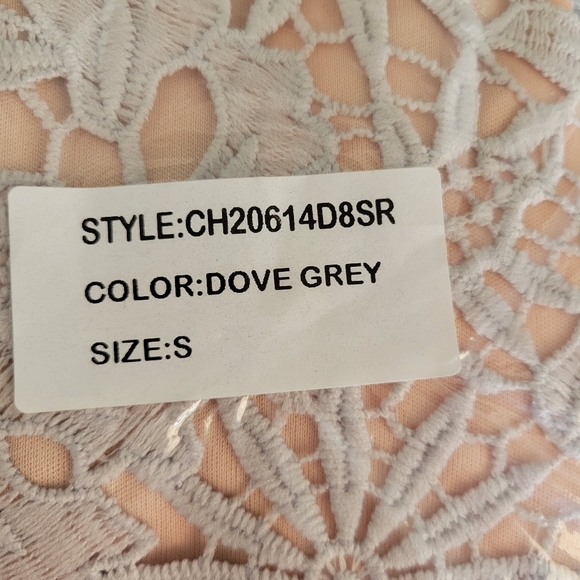 Anthropologie Endless Rose Lace Overlay/Ruffle Bottom Midi Dress - Picture 13 of 14